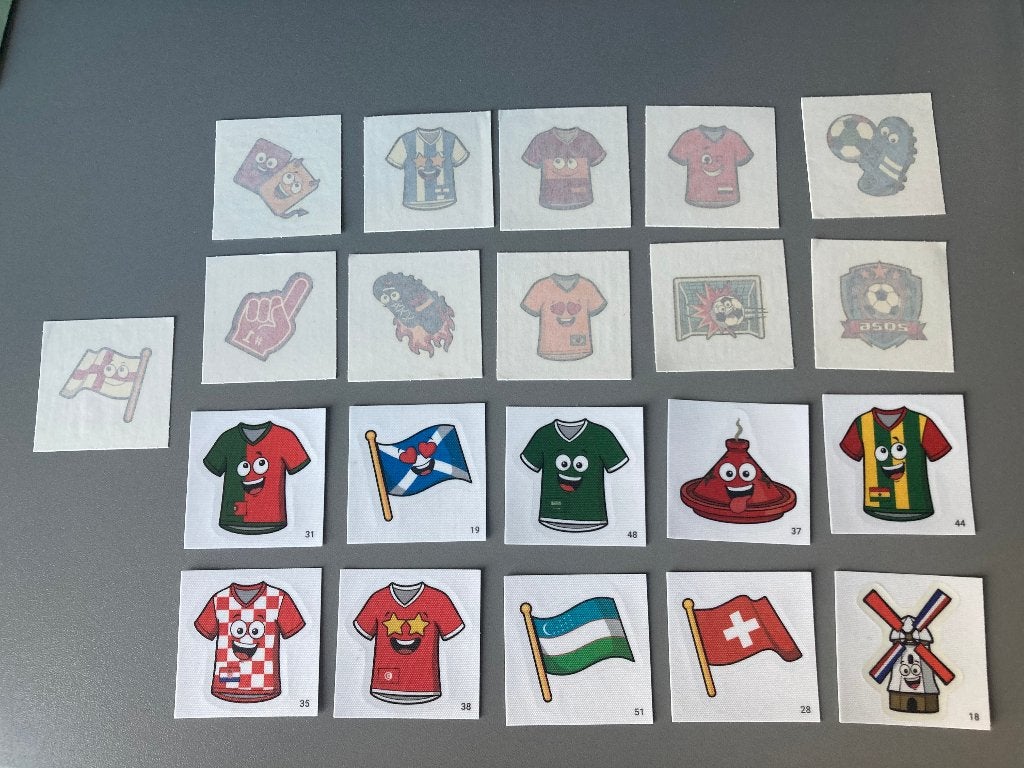 Stick-it : 10 autocollants et 11 tatouages : Delhaize, Enlèvement ou Envoi