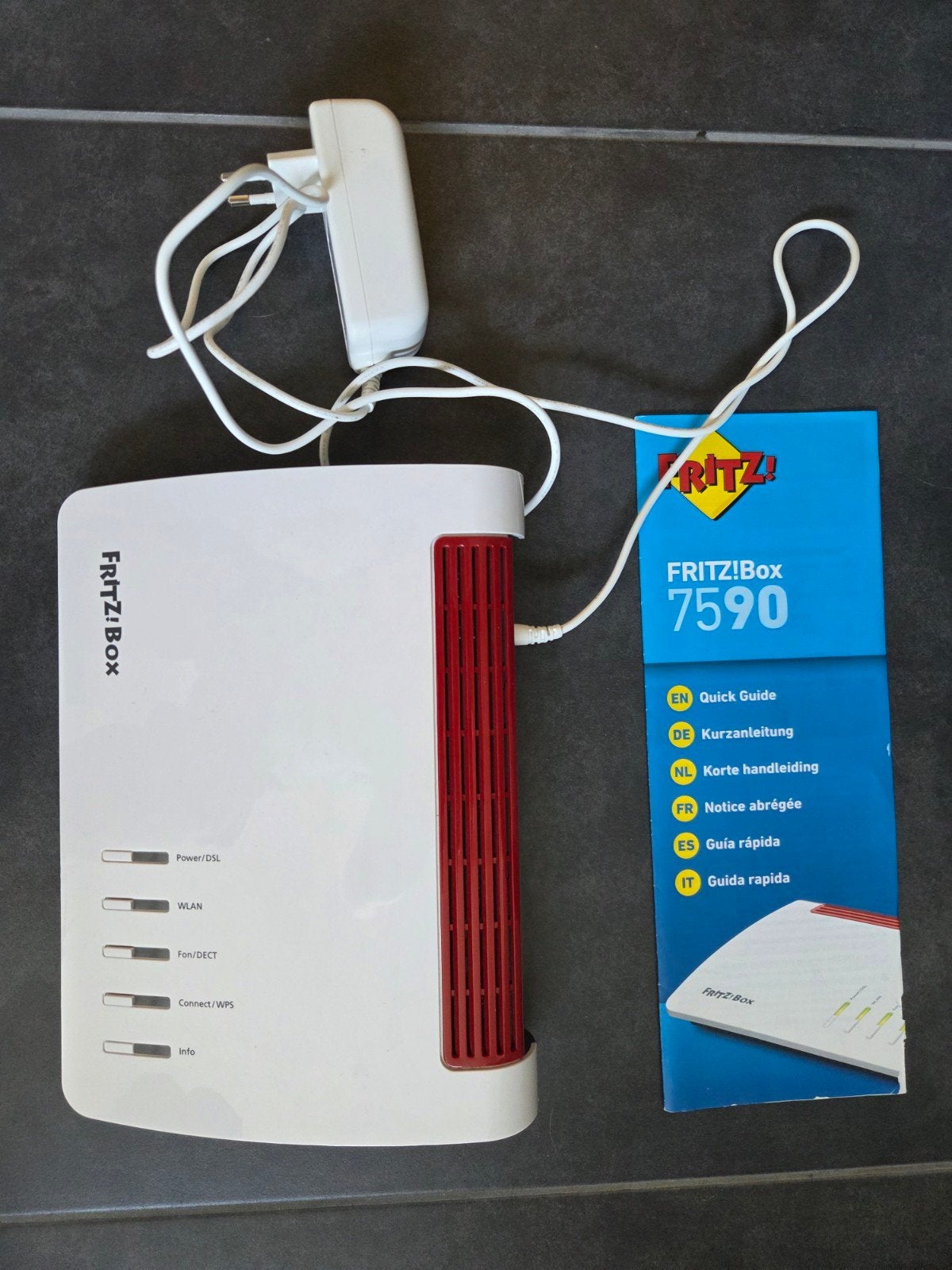Fritzbox 7590, Informatique & Logiciels, Routeurs & Modems, Enlèvement, Comme neuf, Routeur avec modem, AVM FRITZ!Box