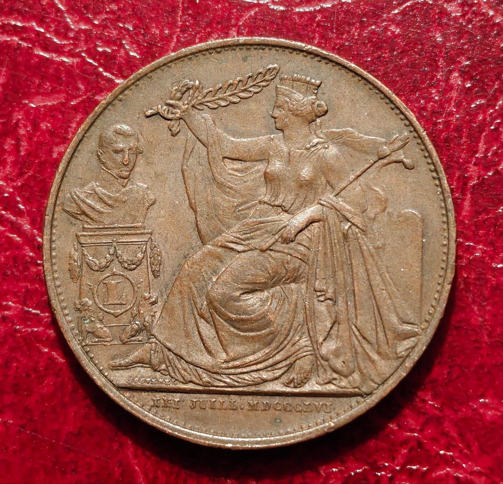 Moduul 5 centiem 1856 Leopold I, Postzegels en Munten, Ophalen of Verzenden