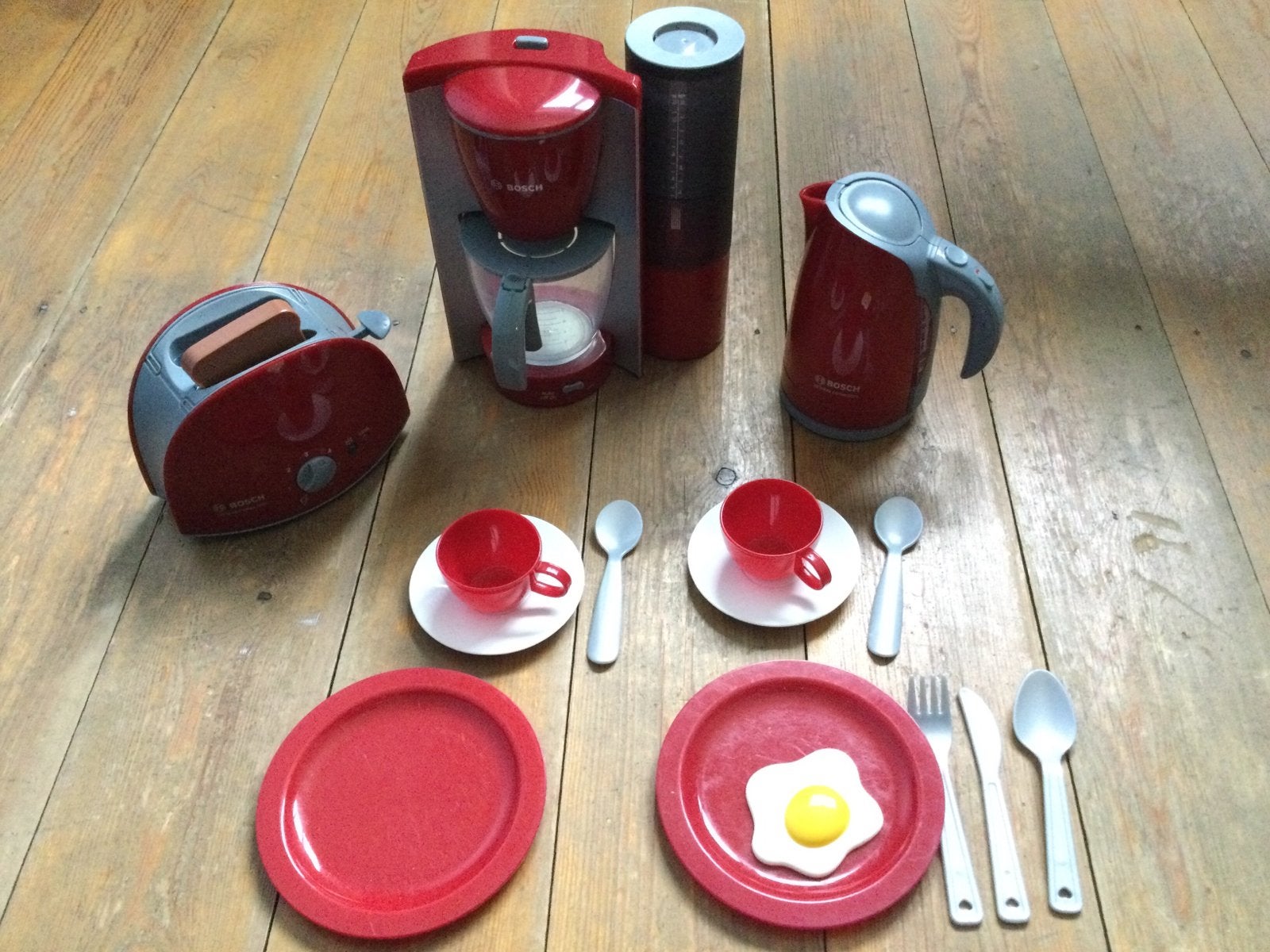 Bosch keukenset groot rood, Ophalen, Zo goed als nieuw
