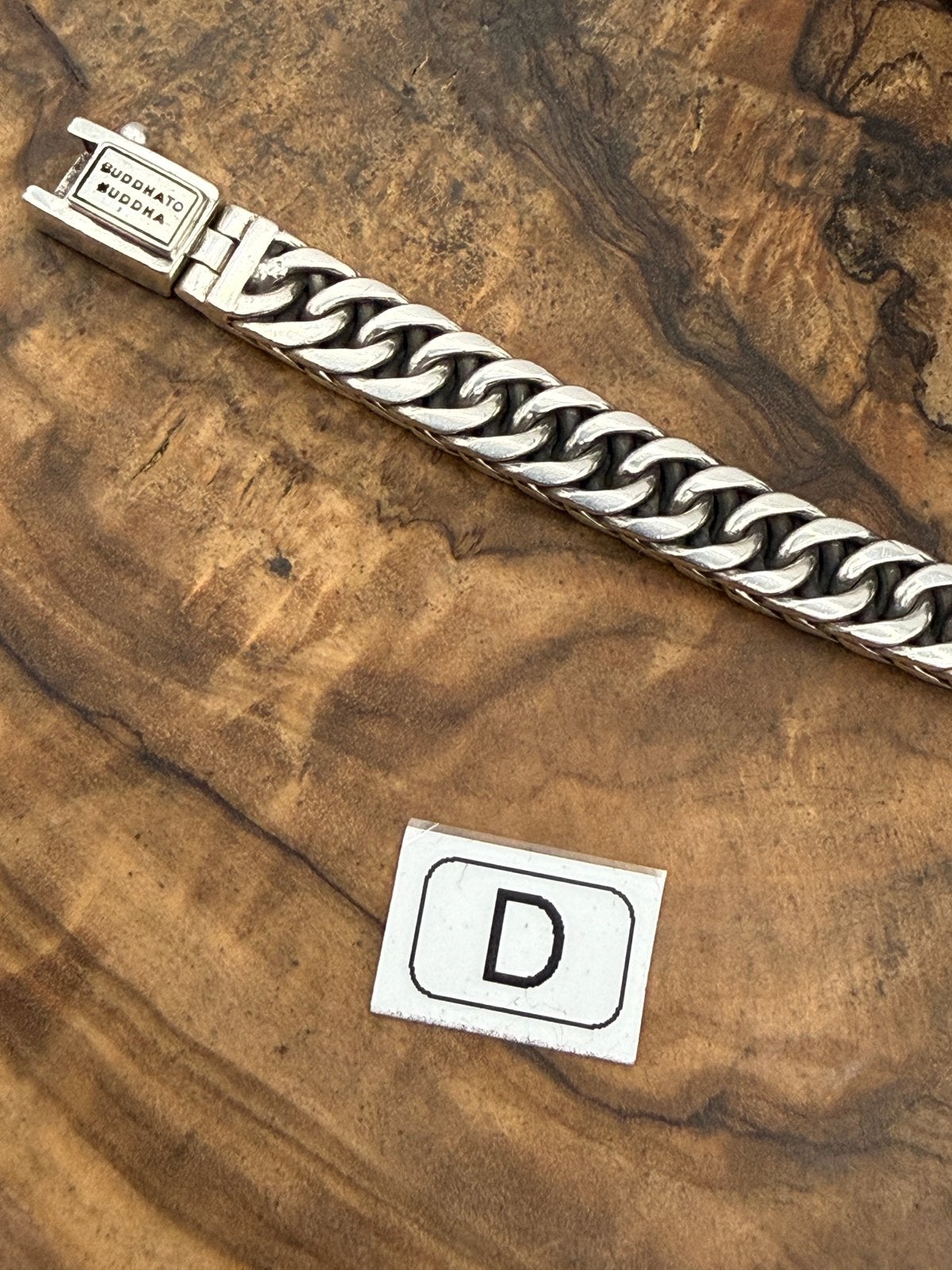 Bouddha à Bouddha « ESTHER XS » 19 cm • Taille : D « POLI », Enlèvement ou Envoi, Comme neuf, Argent, Argent