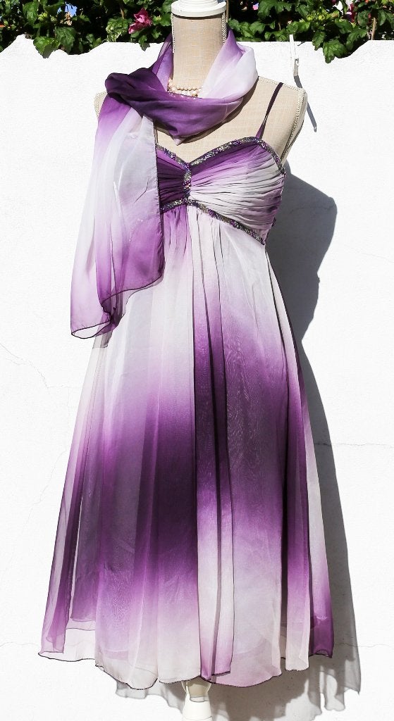 Magnifique robe de soirée et son étole Taille S, Enlèvement ou Envoi, Taille 36 (S), Comme neuf, Lissa