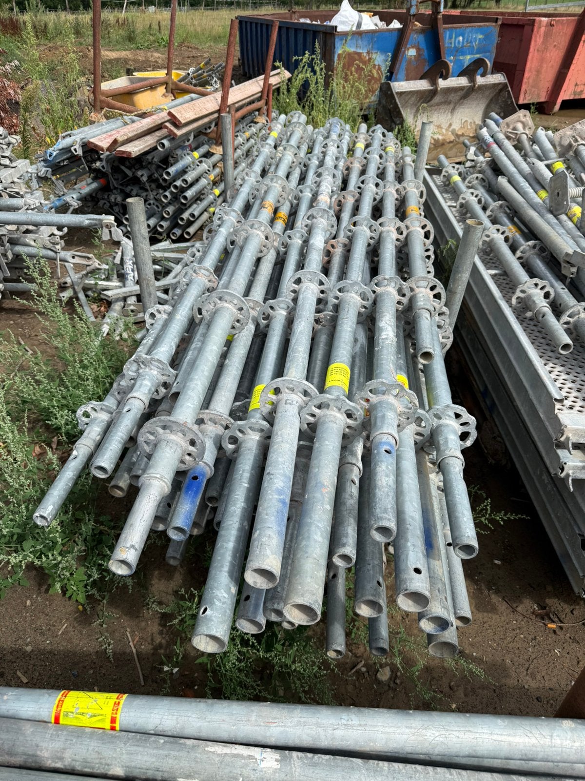 Steiger afix layher alltrad metserstelling, Ophalen