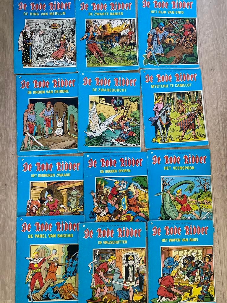 Rode ridder strips, Ophalen, Zo goed als nieuw