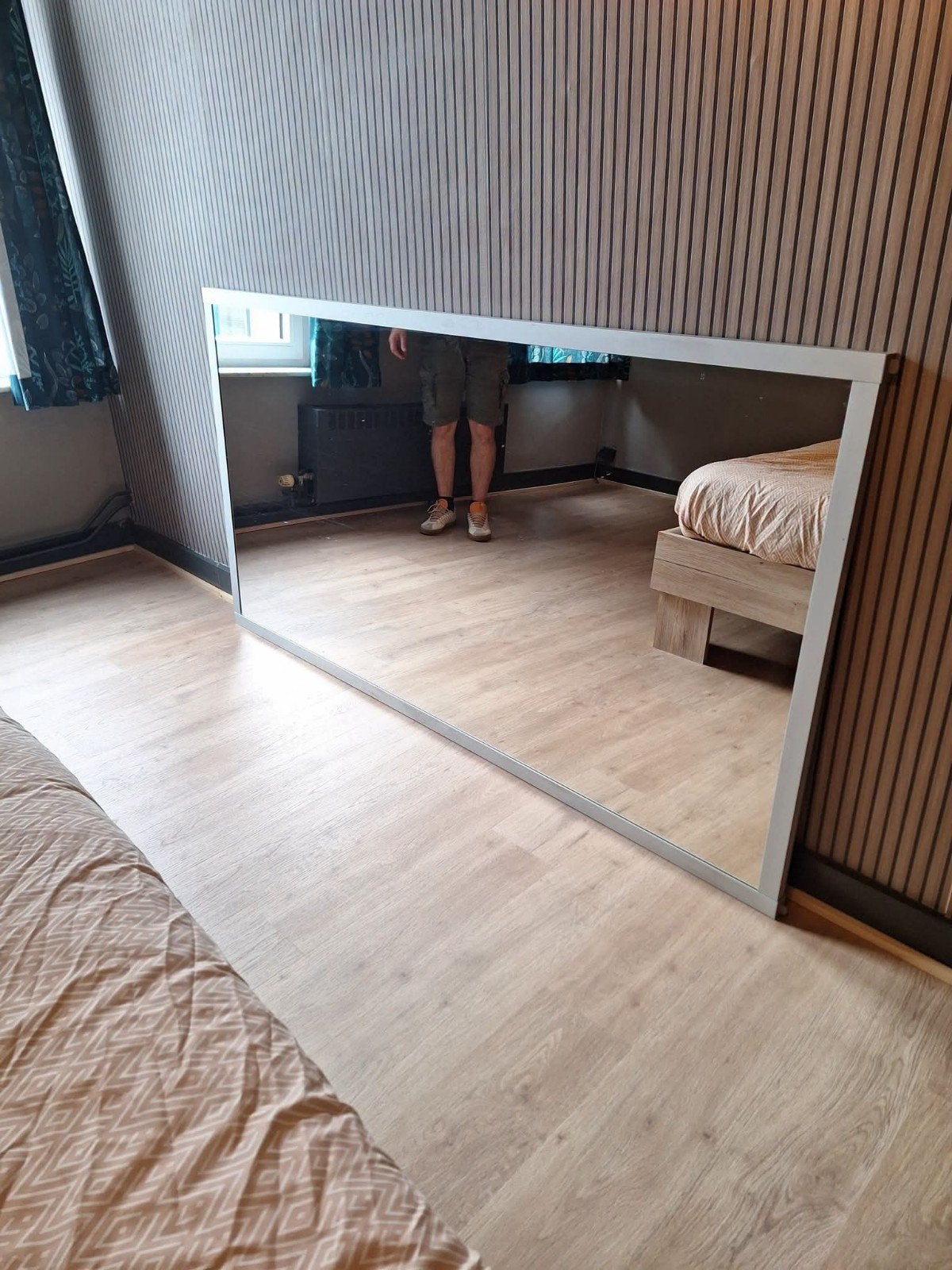 Grand miroir sur roulettes, Enlèvement, Comme neuf, Intemporel