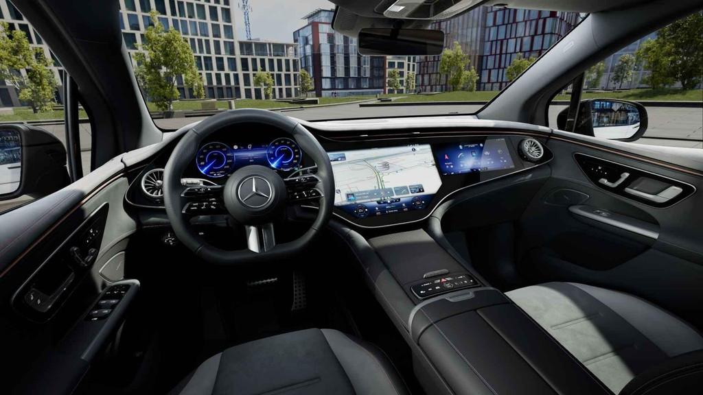 Mercedes-Benz EQE-Klasse 300 SUV AMG Line Night Pack | Panor, Auto's, Mercedes-Benz, Automaat, Gebruikt, 750 kg, https://public.car-pass.be/vhr/1634572f-9f28-4ad1-8029-d8d407ec9427