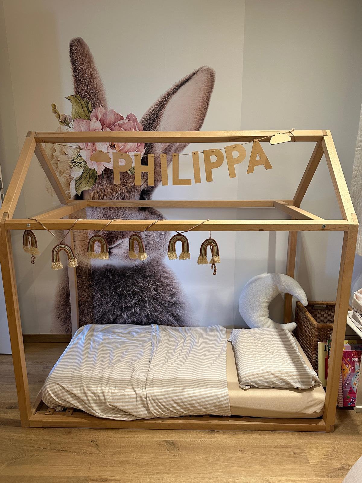 Childhome peuterbed 70  140 cm – compleet pakket, Kinderen en Baby's, Ophalen, Zo goed als nieuw, Lattenbodem