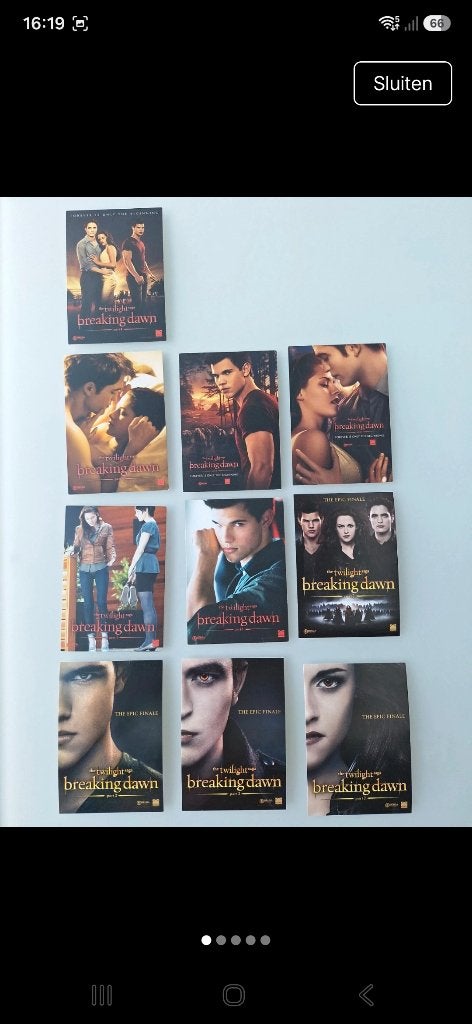 The twilight sage postkaart set 10 stuks, Ophalen of Verzenden, 1980 tot heden, Ongelopen, Overige thema's