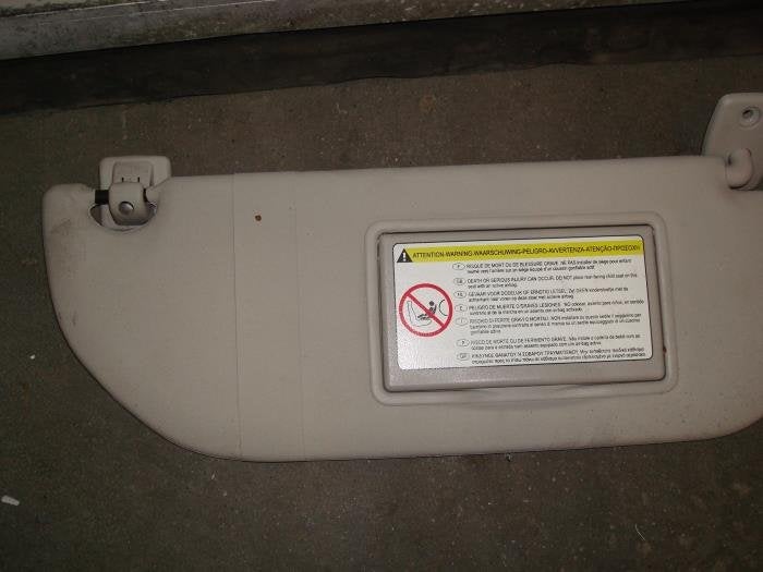 Pare-soleil d'un Citroen C1 (C1 05-), -, 3 mois de garantie, Utilisé, -