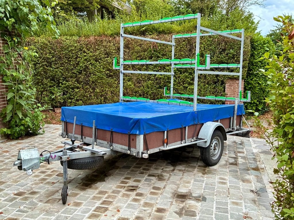 Remorque pour 3 bateaux - Optimist - ILCA - Splash - Europe, Enlèvement ou Envoi, Comme neuf, Moins de 3 mètres, Accessoires