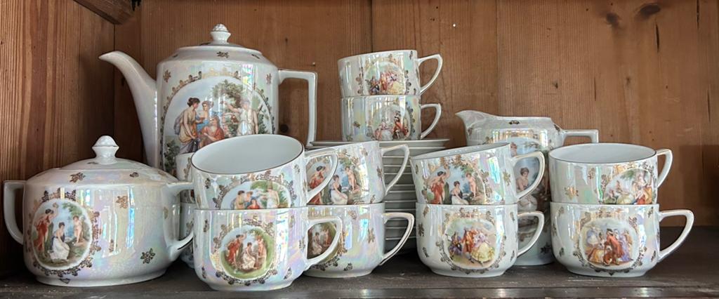 Koffieservies victoria, Antiek en Kunst, Ophalen