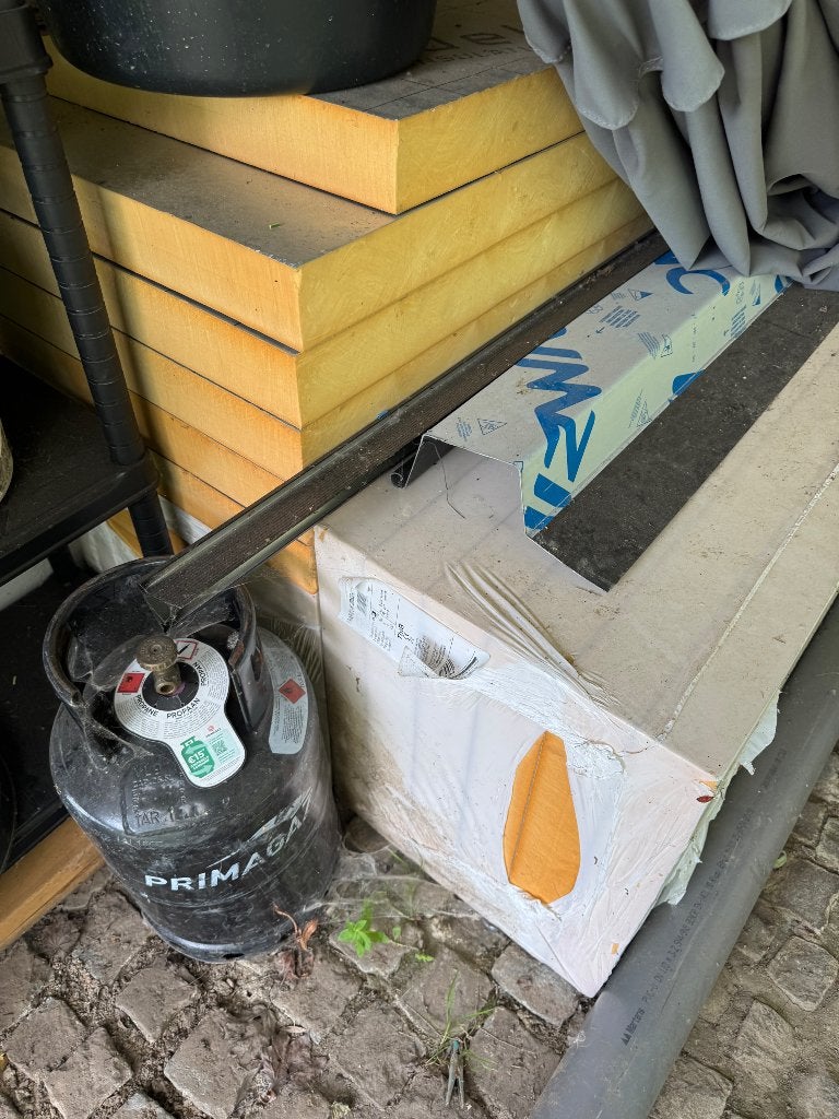 Isolatie dak 8 cm dik 12 m2 totaal, Doe-het-zelf en Bouw, 4 tot 8 cm, 10 tot 15 m², Nieuw, Hardschuim (Pir)