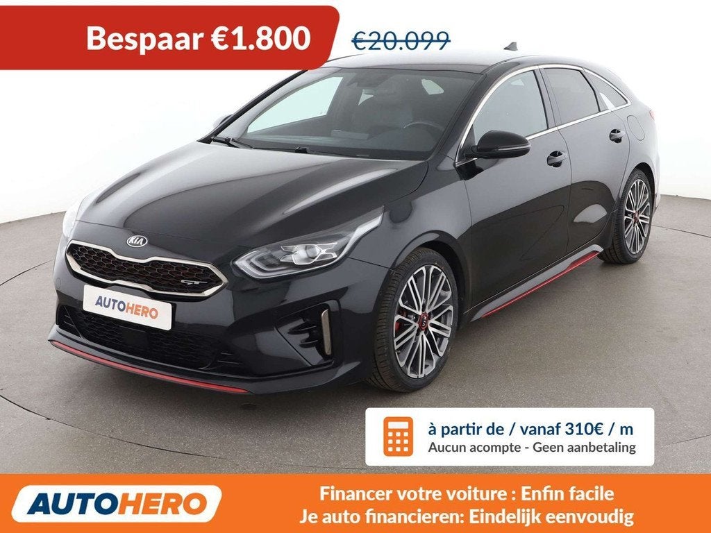 Kia ProCeed / pro_cee'd 1.6 TGDI GT (automatique), Autos, Kia, Achat, Alcantara, Noir, Automatique