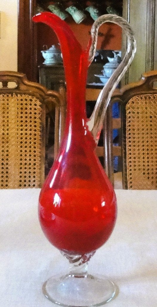 CRUCHE e PATE de VERRE, Enlèvement