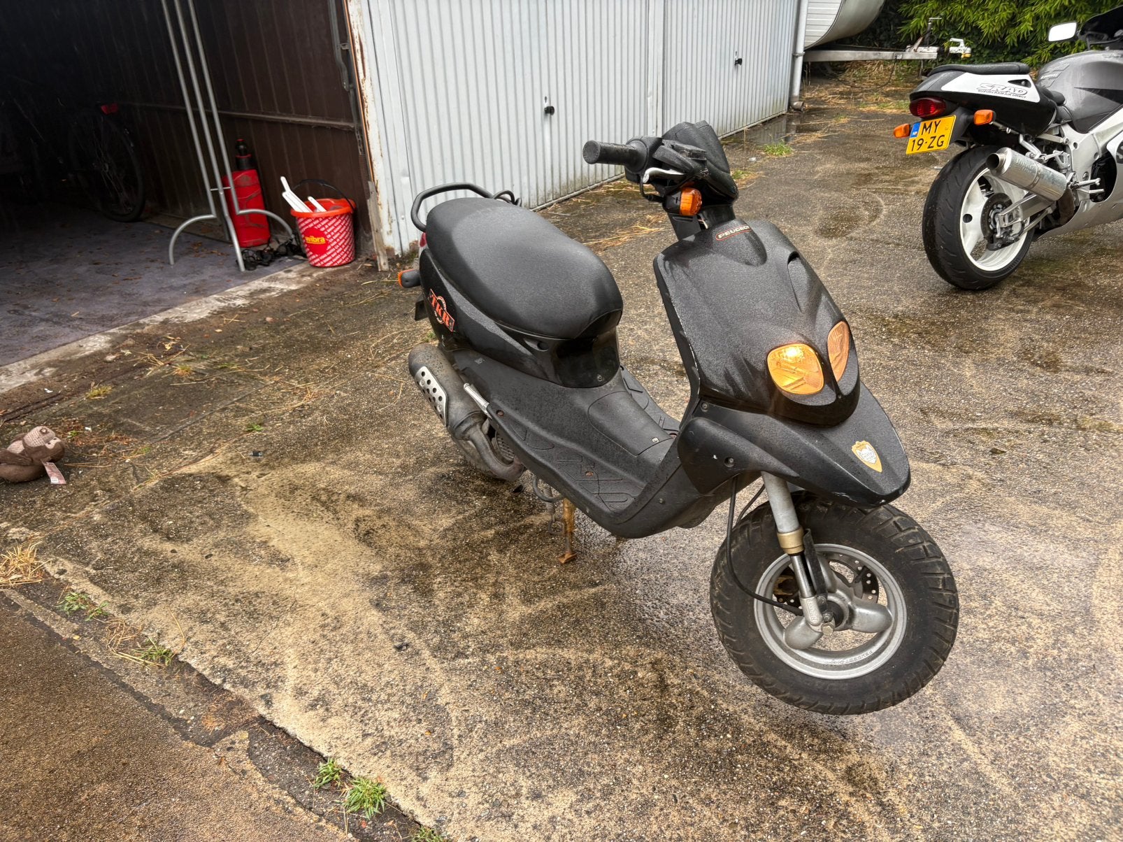 Peugeot tkr 50cc, Fietsen en Brommers, Scooters | Overige merken, Ophalen, Gebruikt, Klasse B (45 km/u)
