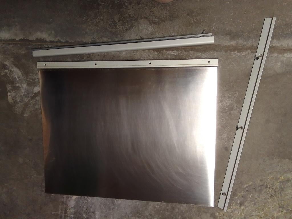 Plaque en inox, Bricolage & Construction, Enlèvement, Utilisé, Inox, Autres types