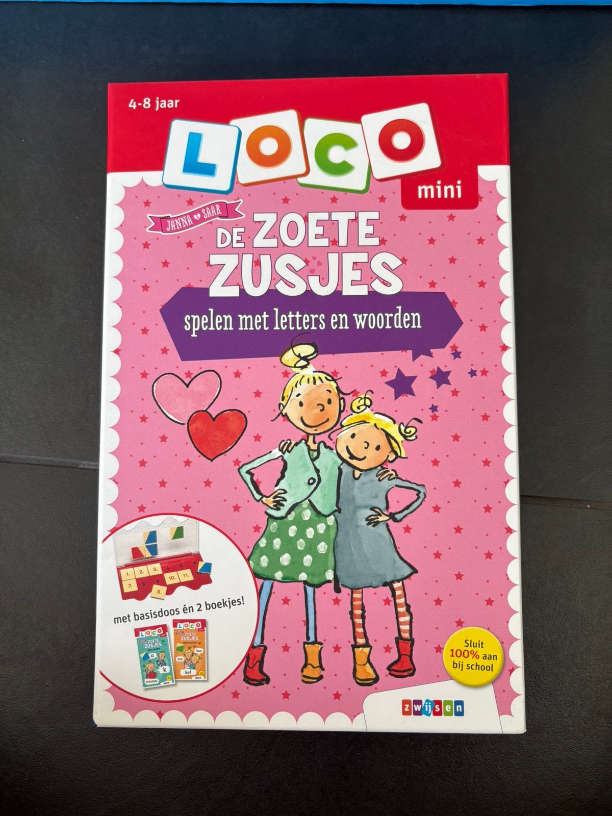 Loco de zoete zusjes spelen met letter en woorden, Ophalen, Zo goed als nieuw