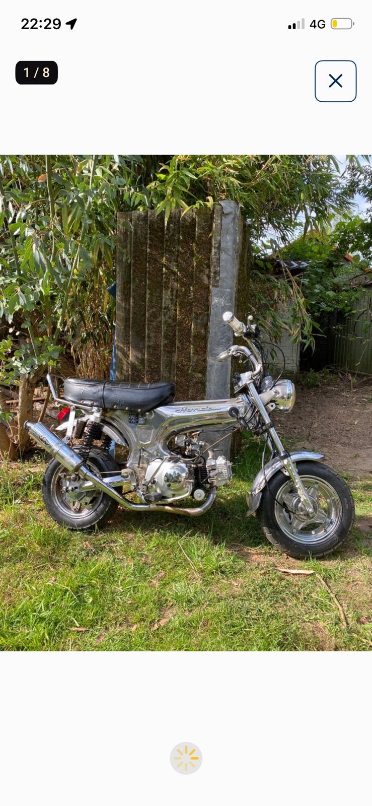 Chrome dax 50 cc, Ophalen, Gebruikt, Overige modellen, 49 cc