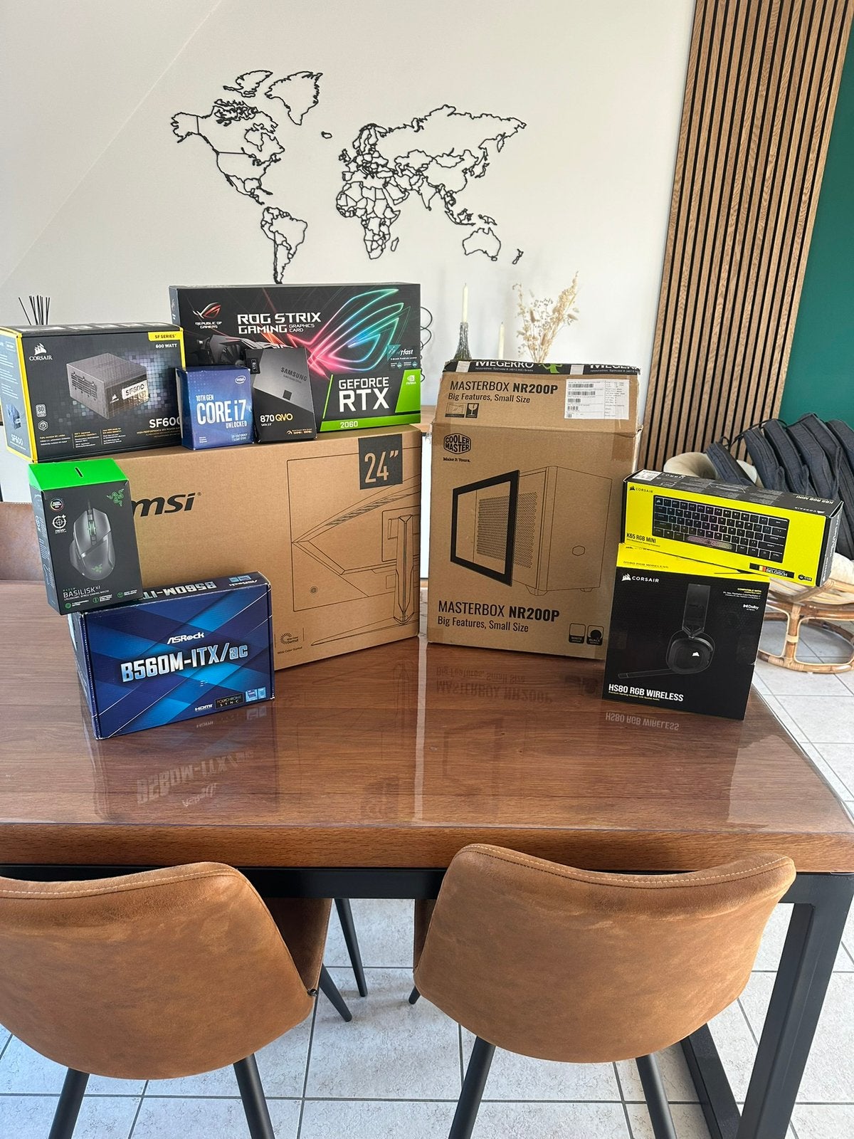 Gaming computer Mini-ITX Gaming Setup, Ophalen, Zo goed als nieuw