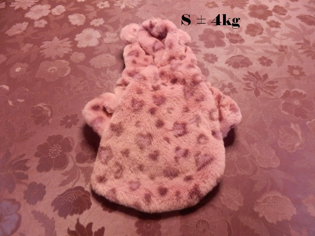 (16) - manteau petit chien t.S rose - neuf -, Animaux & Accessoires, Neuf, Avec capuche, Enlèvement ou Envoi, S