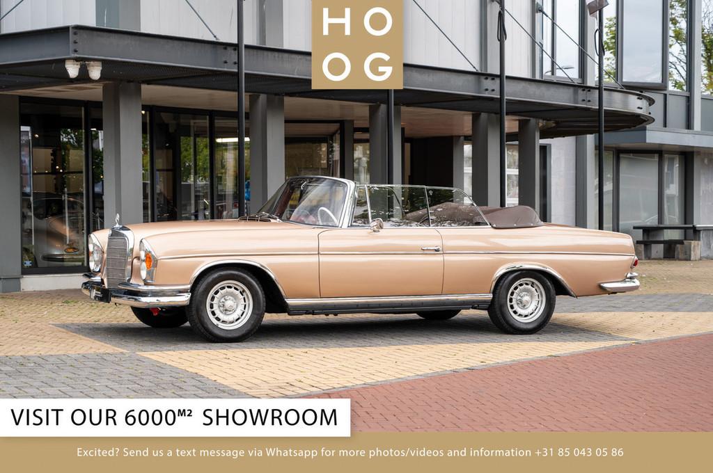 Mercedes-Benz S-Klasse 250 SE W111 Cabriolet (bj 1963), Auto's, Oldtimers, Bedrijf, Te koop, Open dak, Mercedes-Benz, Benzine