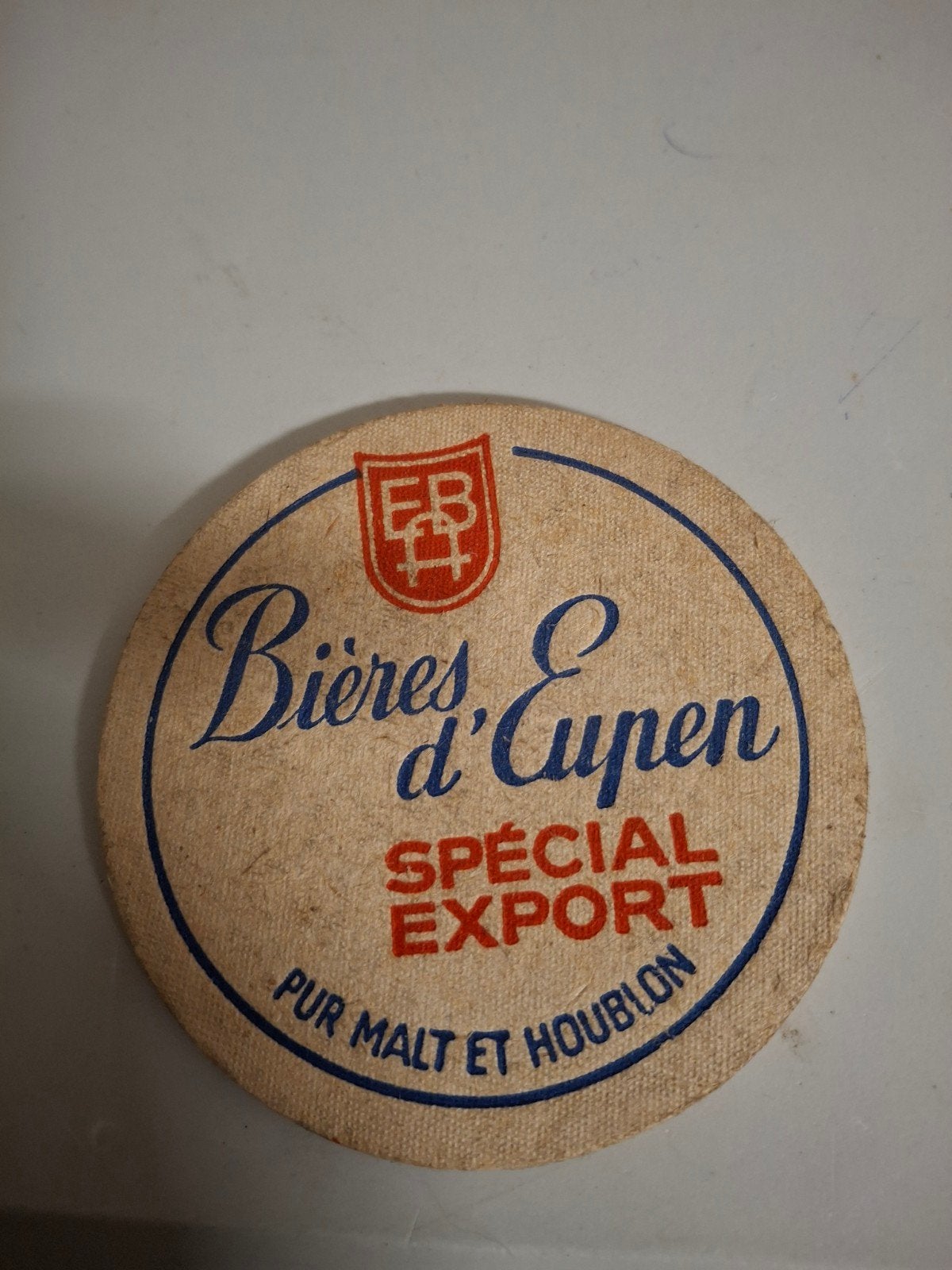 oud bierviltje bieres d'eupen, Collections, Marques de bière, Enlèvement ou Envoi