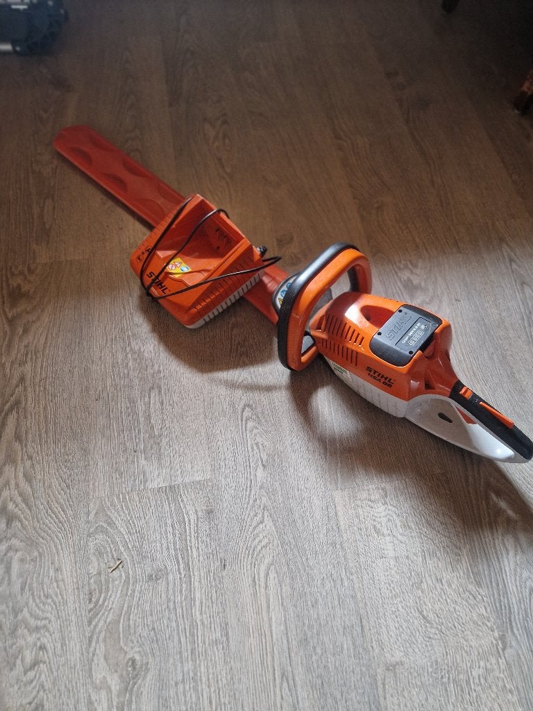 Accu haagschaar stihl, Jardin & Terrasse, Taille-haies, Enlèvement, Utilisé, Batterie, STHL