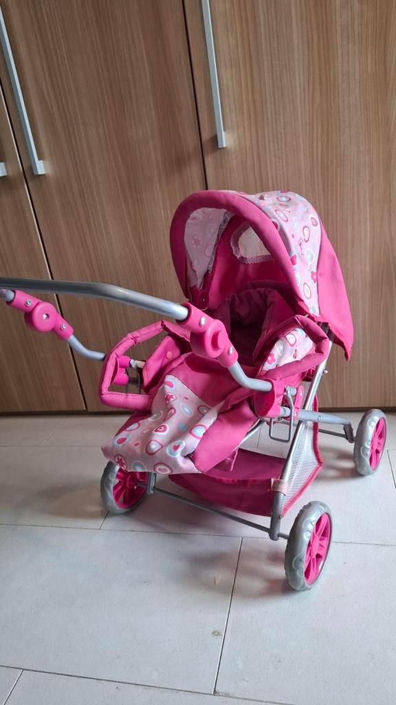 Poppenwagen met draagmand, Kinderen en Baby's, Speelgoed | Poppen, Ophalen