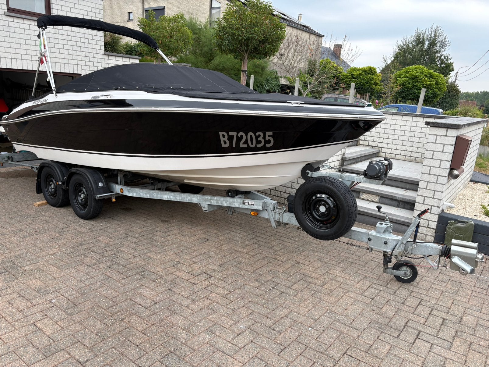 Four winns horizon 200 met riba trailer, Ophalen, Overige merken, Gebruikt, Binnenboordmotor
