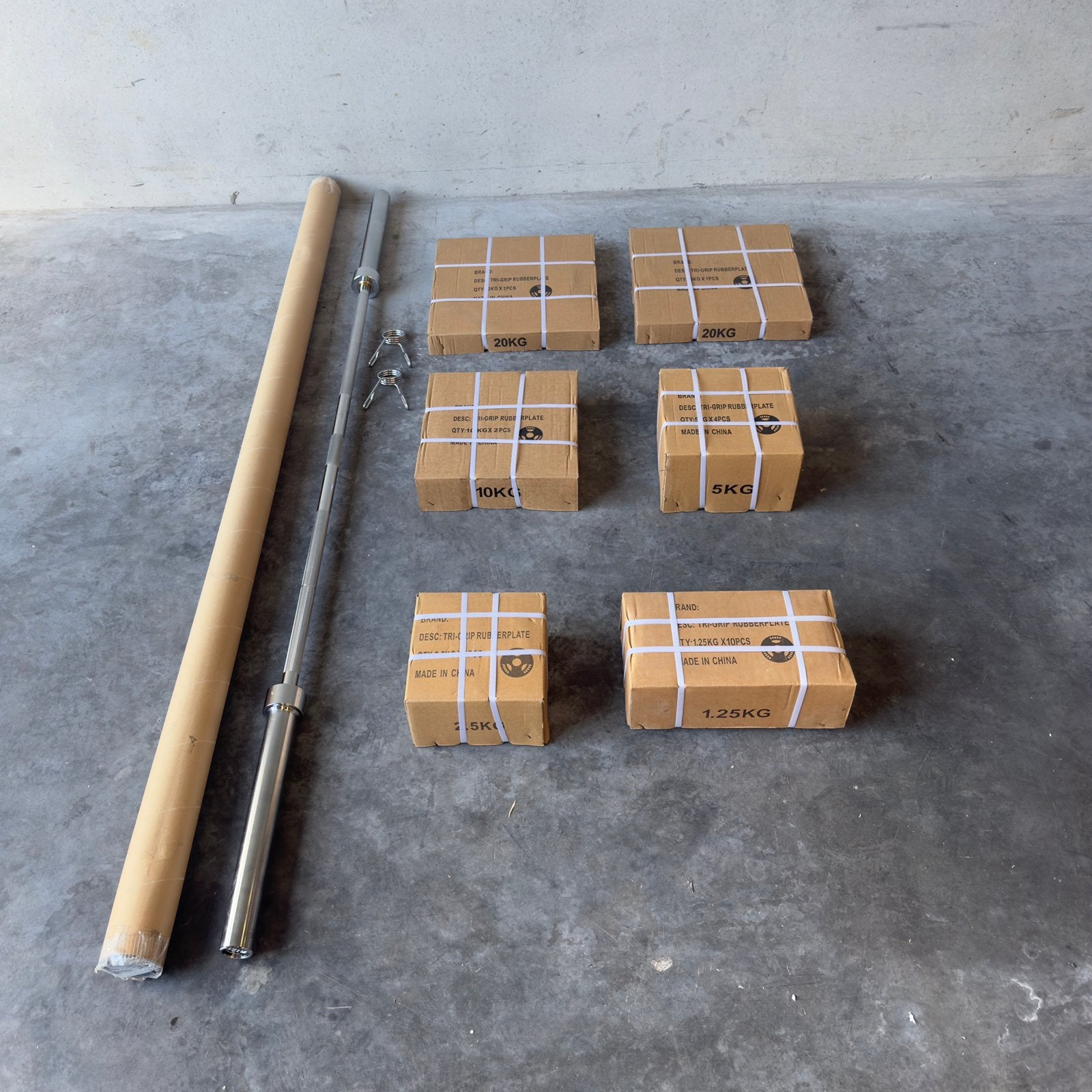 Olympische halter set 100kg, Ophalen, Nieuw, Benen, Halterset