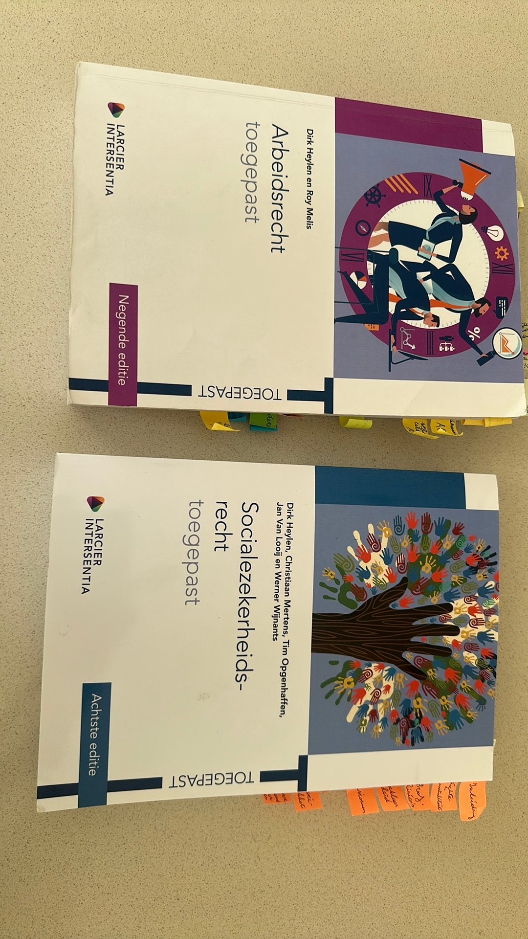 2 x larcier intersentia arbeidsrecht socialezekerheidsrecht, Boeken, Studieboeken en Cursussen, Ophalen of Verzenden, Zo goed als nieuw