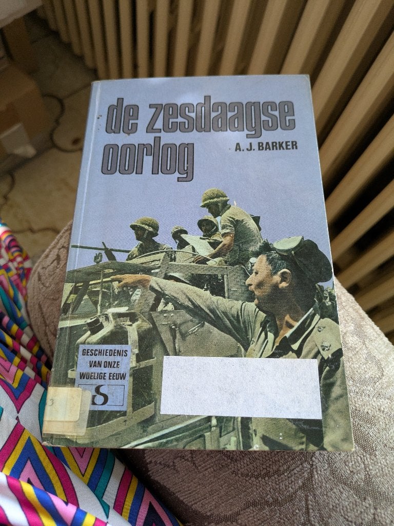 De zesdaagse oorlog, Ophalen of Verzenden, Landmacht, Boek of Tijdschrift