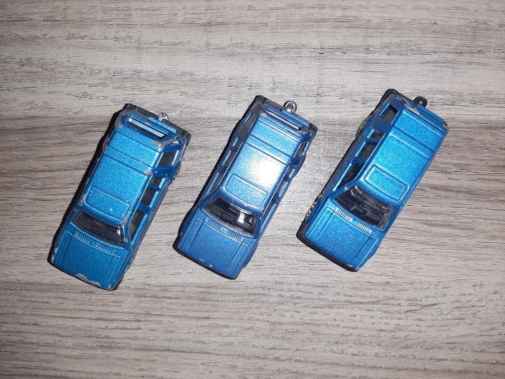 3x Majorette Toyota 4WD Nr.273, Ophalen of Verzenden, Gebruikt, Auto