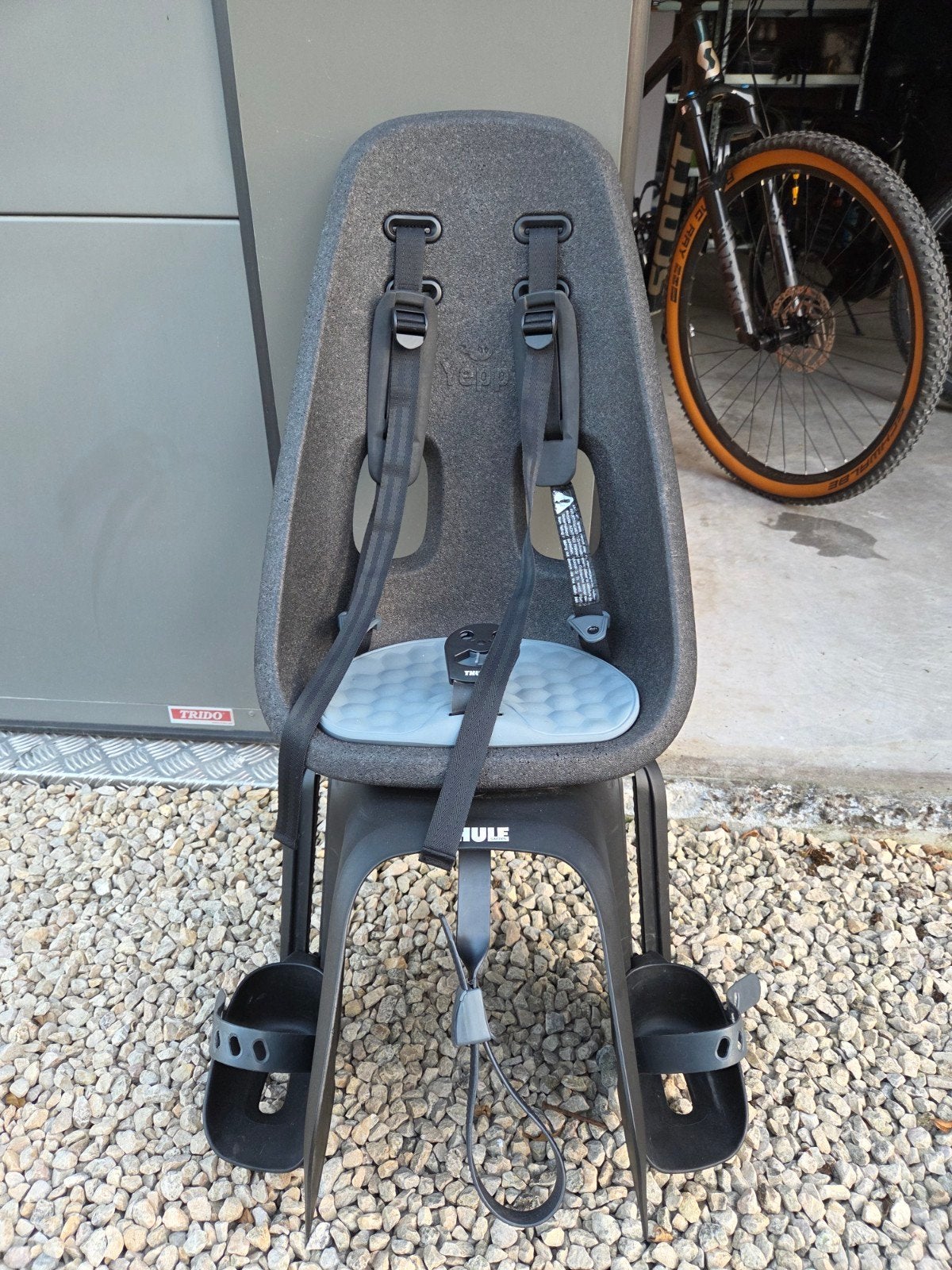 thule kinderzitje, Fietsen en Brommers, Ophalen of Verzenden, Gebruikt, Thule