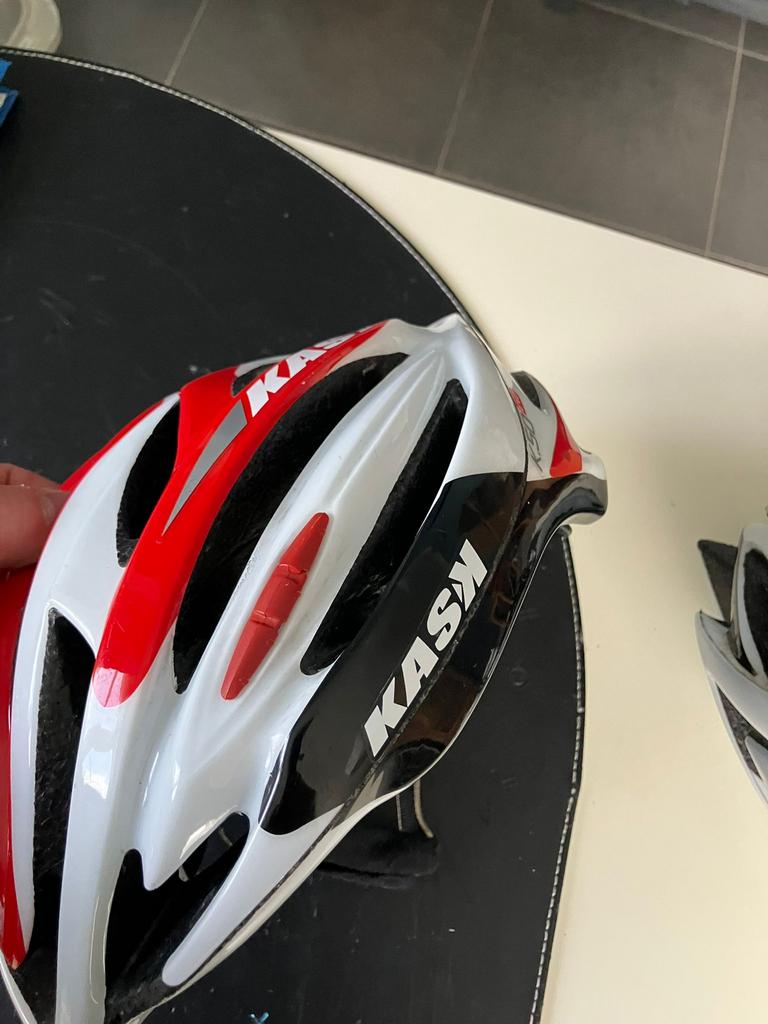 Helm Kask, Fietsen en Brommers, Ophalen, Gebruikt, L, Heer