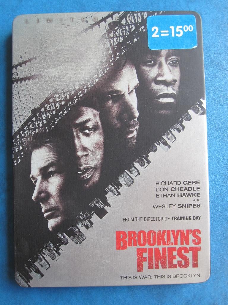 Brooklyn's Finest (2009) Steelbook, À partir de 16 ans, Enlèvement ou Envoi, Comme neuf, Mafia et Policiers