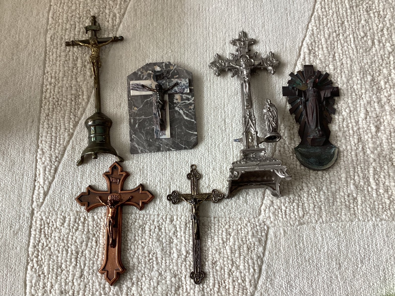 Lot de crucifix anciens, Collections, Enlèvement ou Envoi, Comme neuf