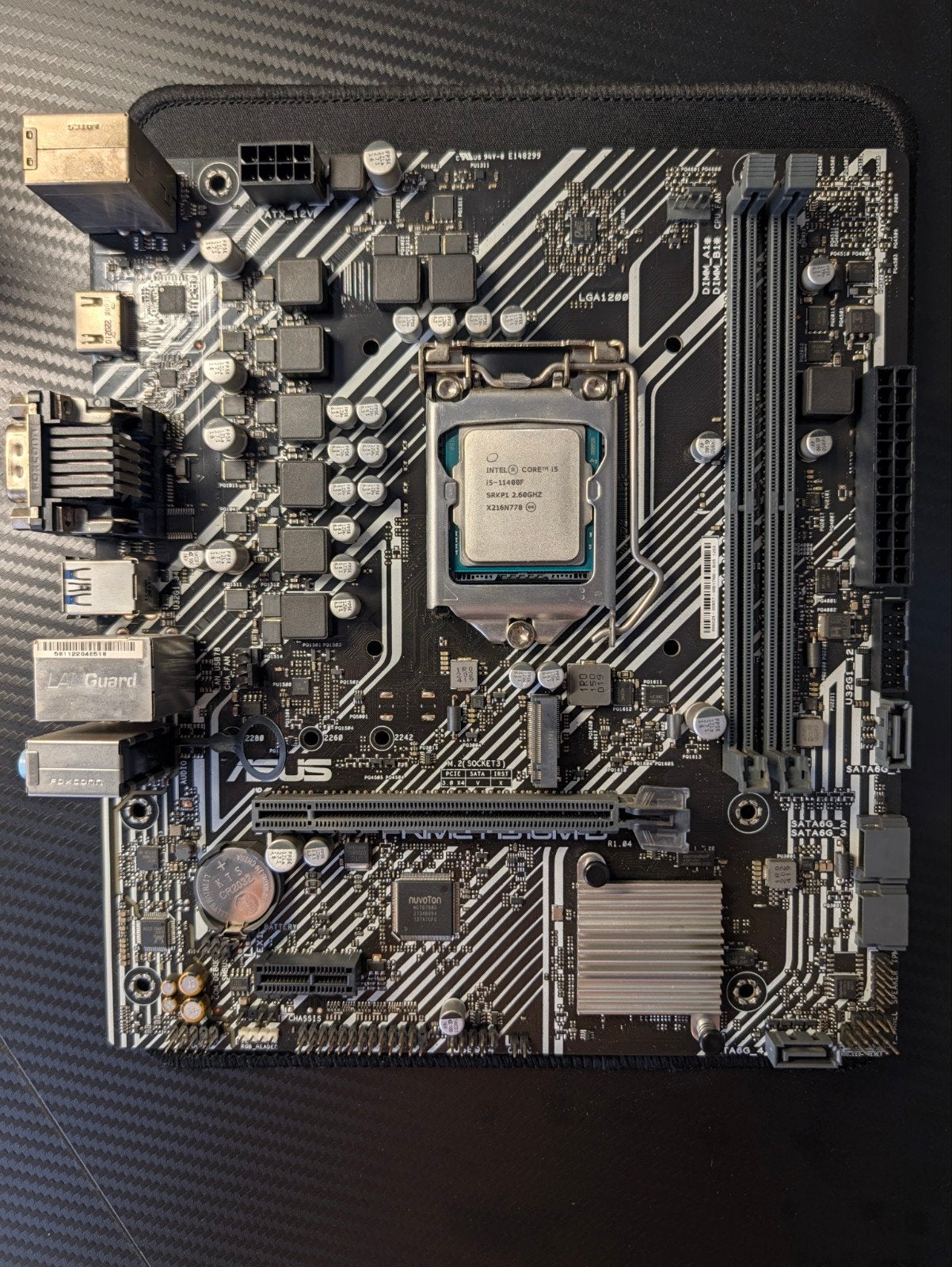 Kit Carte Mère + Processeur Intel Core i5 de 11ème génératio, Informatique & Logiciels, Enlèvement, Comme neuf, Intel, DDR4