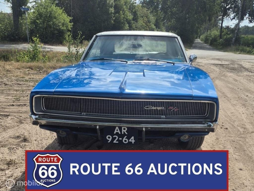 Dodge Charger R/T | 1968 | Route 66 Auctions, Autos, Achat, Entreprise, Boîte manuelle, Autre carrosserie