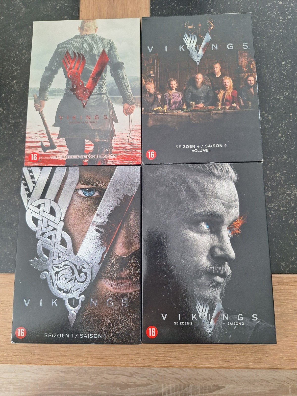 Seizoen 1 tot 4 dvd's Vikings, CD & DVD, DVD | Science-Fiction & Fantasy, Enlèvement