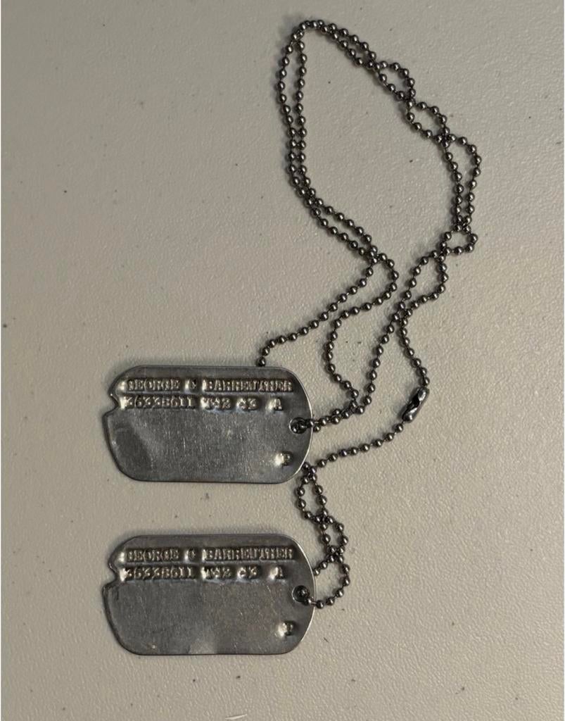 WW2 US Army dog tags, Ophalen of Verzenden