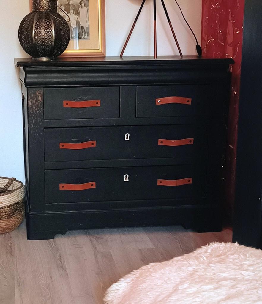 Vintage laden kastje, Ophalen