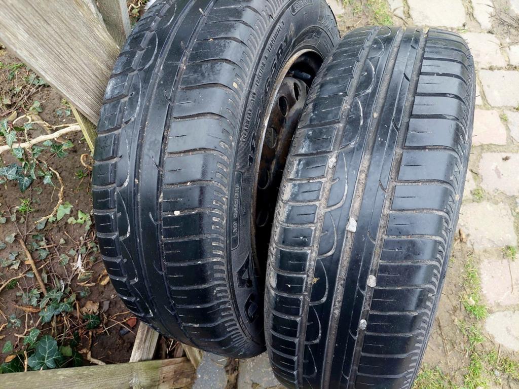 2banden 185x65r14 bij na nieuw, Auto-onderdelen, Ophalen