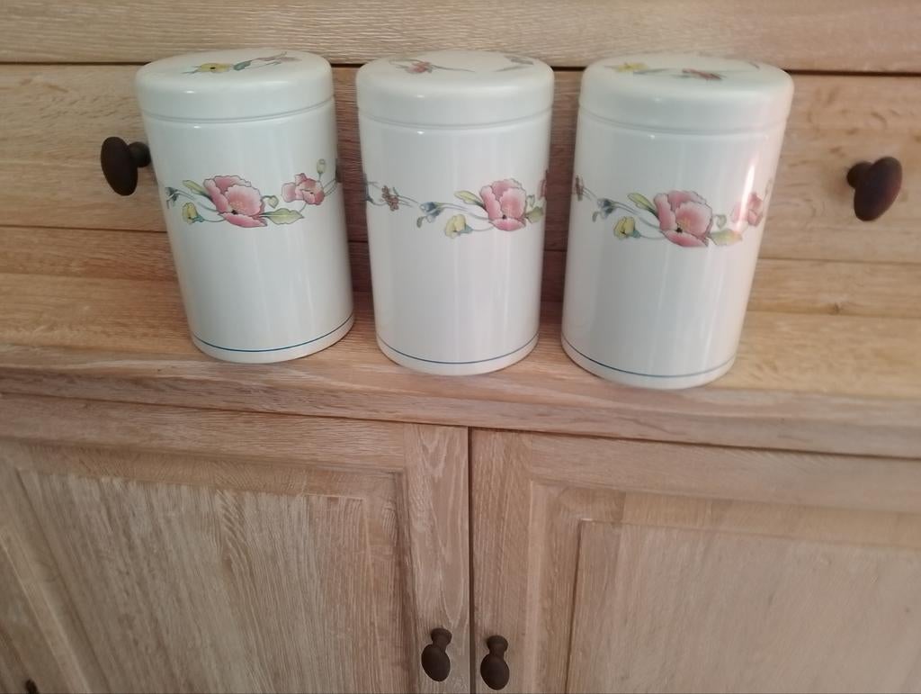 3 vintage Brabantia voorraadpotten, Huis en Inrichting, Ophalen of Verzenden, Brabantia