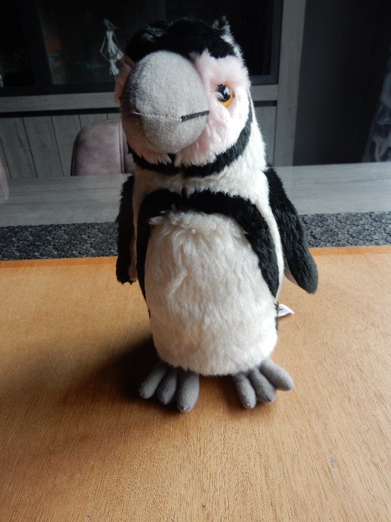nr.197 - Knuffel pinguin - planckendael, Ophalen of Verzenden, Met label
