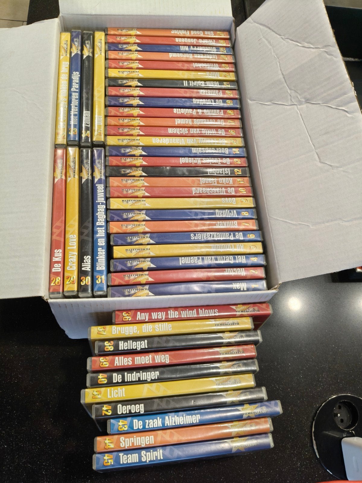 Vlaamse filmcollectie, Ophalen