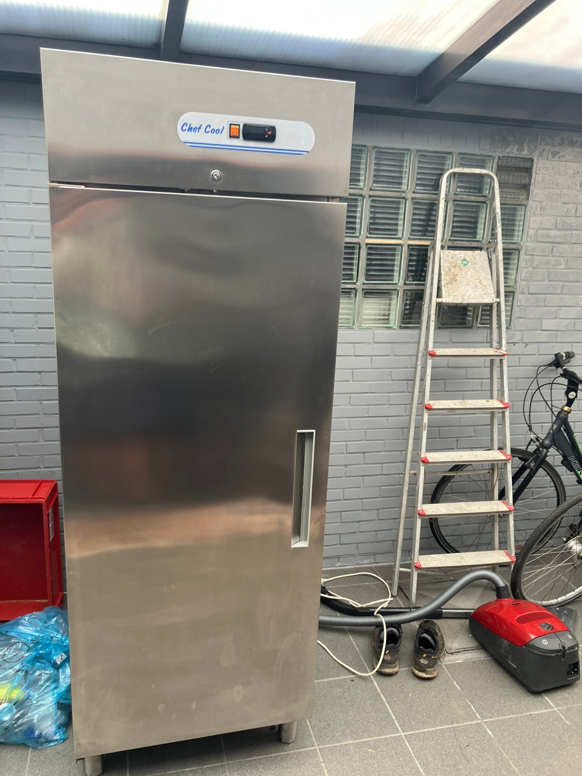 Professionele droogkoeling, Enlèvement