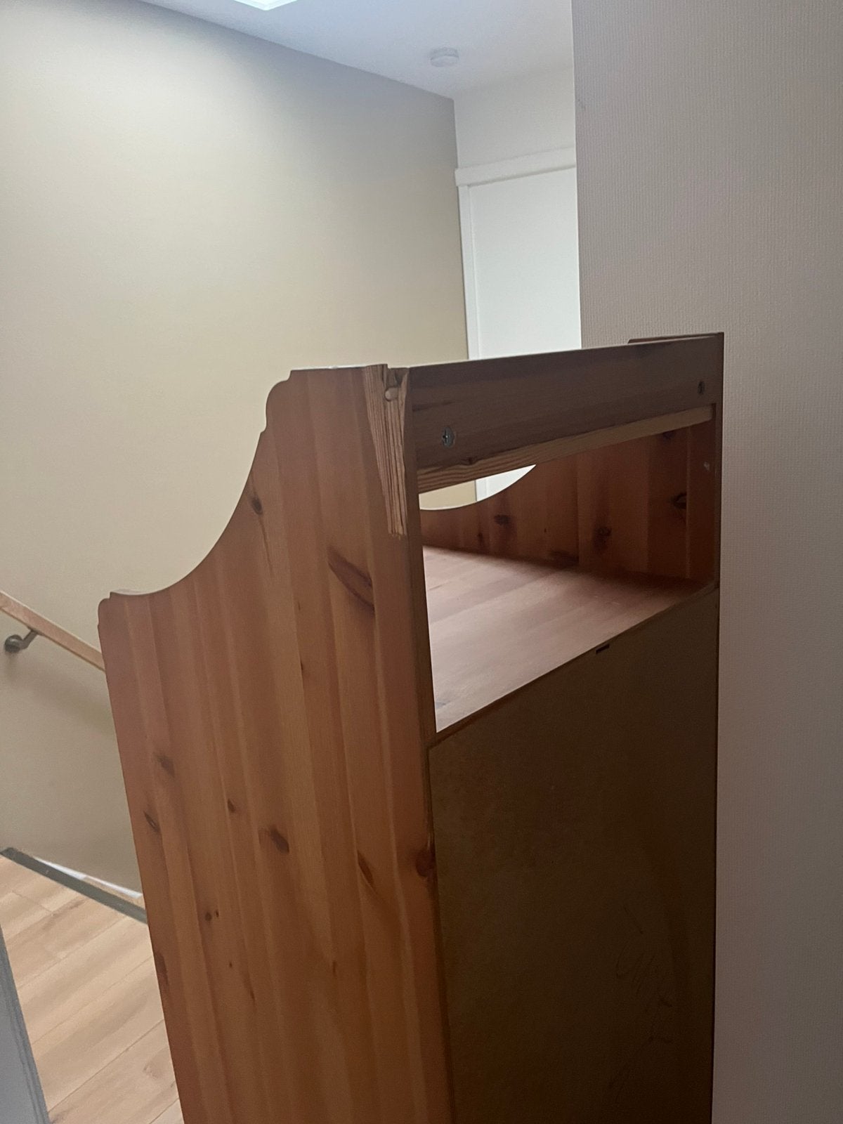 Houten Ladekastmet 5 lades, Maison & Meubles, Chambre à coucher | Chambres à coucher complètes, Enlèvement, Utilisé
