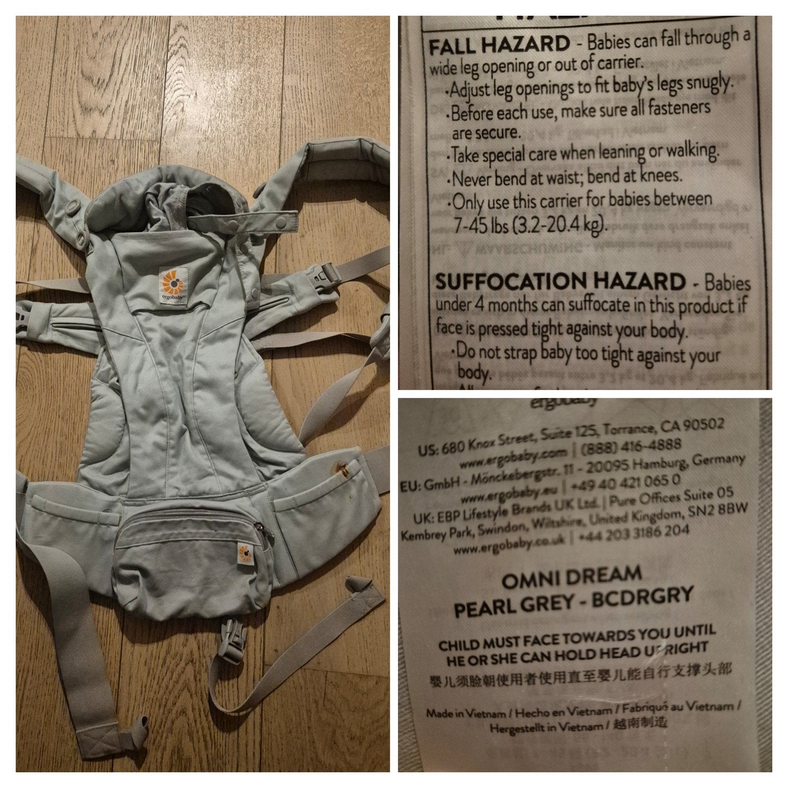 Ergobaby-draagzak, Kinderen en Baby's, Babydragers en Draagdoeken, Ophalen