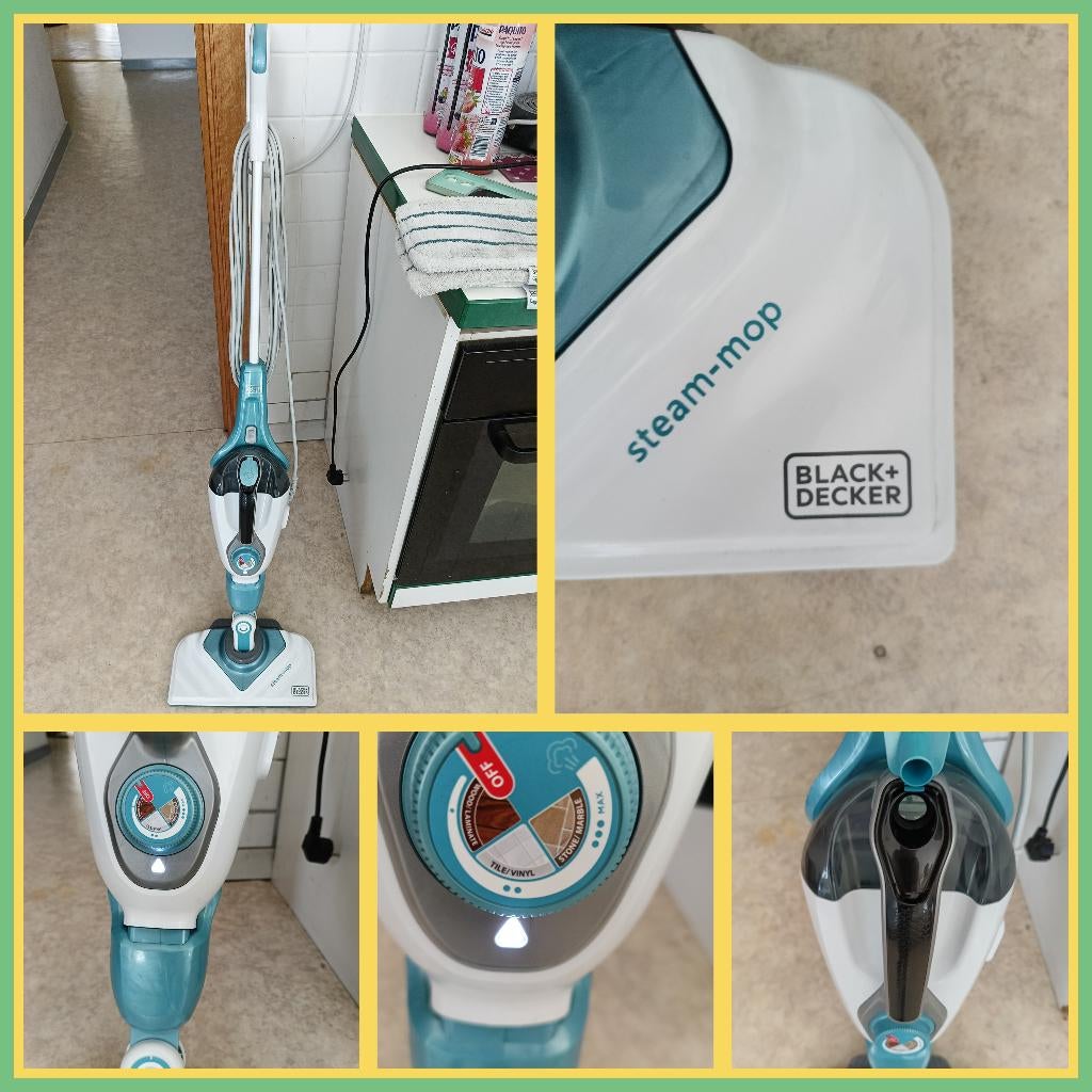balai vapeur Black et decker sous garantie, Electroménager, Enlèvement, Neuf